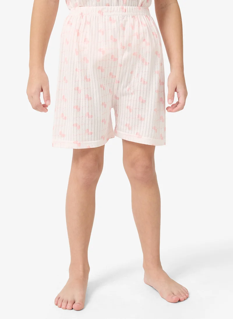 Pinata  Bow Print Short Pyjamas for Women | Best Price UAE